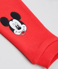 Calca-Infantil-Mickey-com-Bordado-em-Moletom-Felpado--Vermelha-9839860-Vermelho_4