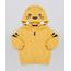 Blusao-Infantil-Tigre-em-Fleece-com-Capuz-e-Bolsos-Amarelo-9803301-Amarelo_1