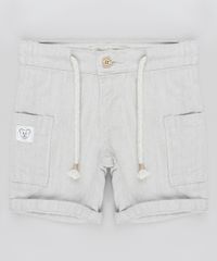 Bermuda-Infantil-Alfaiatada-com-Bolsos-Kaki-Claro-9882905-Kaki_Claro_1