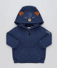 Blusao-Infantil-Urso-em-Fleece-com-Capuz-e-Bolsos-Azul-Marinho-9803309-Azul_Marinho_1