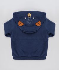 Blusao-Infantil-Urso-em-Fleece-com-Capuz-e-Bolsos-Azul-Marinho-9803309-Azul_Marinho_2