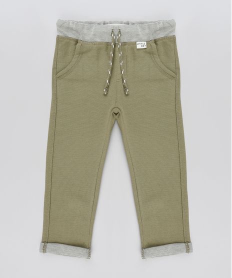 Calca-Infantil-com-Cordao-e-Bolsos-Verde-Militar-9789305-Verde_Militar_1
