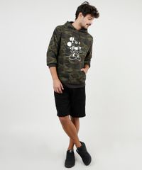 Blusao-Masculino-Mickey-Estampado-Camuflado-em-Moletom-Felpado-com-Capuz-e-Bolso-Verde-Militar-9800216-Verde_Militar_3
