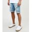 Bermuda-Jeans-Masculina-Slim-com-Recortes-e-Barra-Dobrada-Azul-Medio-9860116-Azul_Medio_1