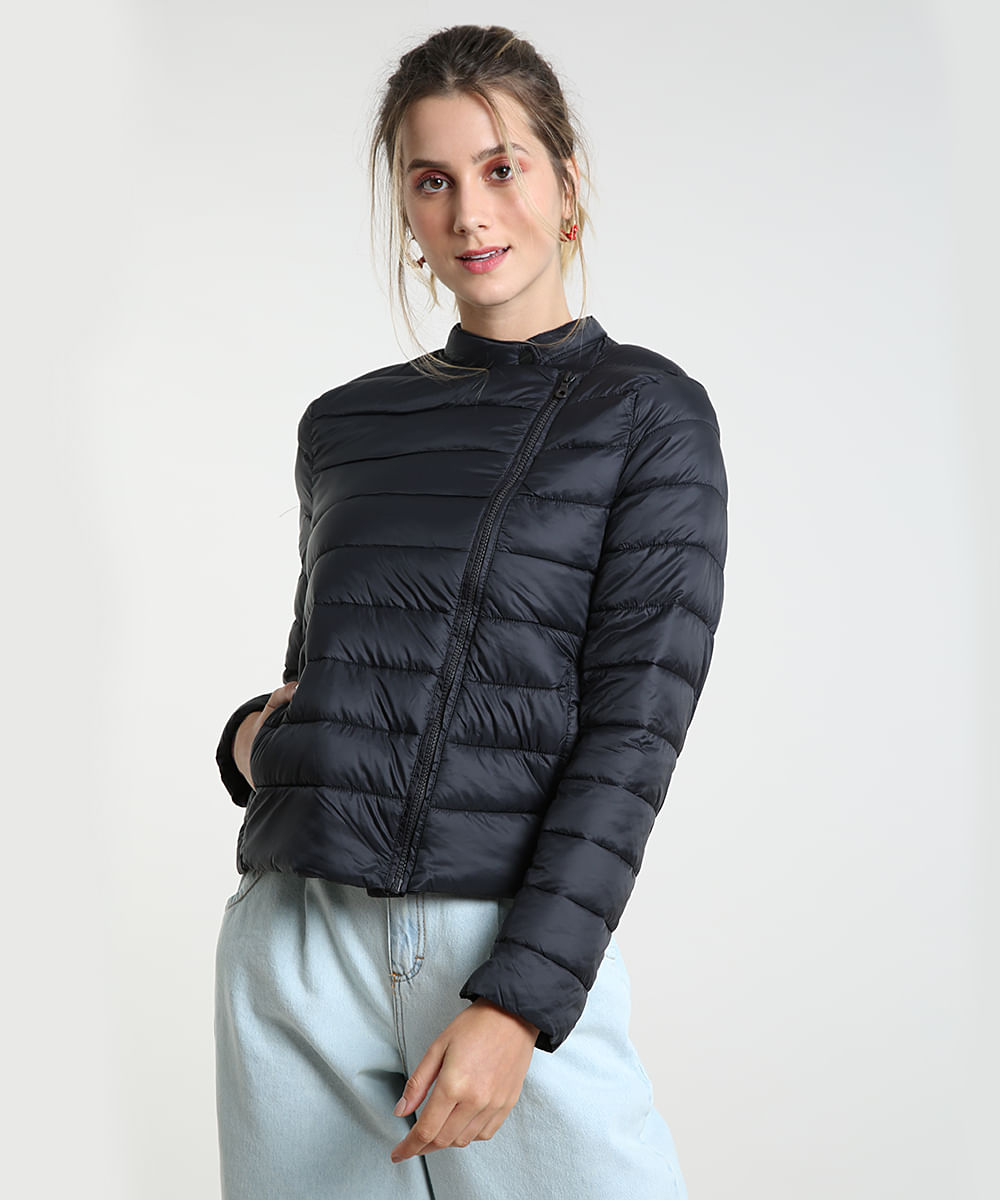 jaqueta puffer preta