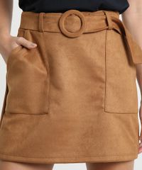 Saia-Feminina-Curta-em-Suede-com-Bolsos-e-Cinto-Caramelo-9904090-Caramelo_4 Saia-Feminina-Curta-em-Suede-com-Bolsos-e-Cinto-Caramelo-9904090-Caramelo_4