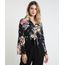 Camisa-Feminina-Estampada-Floral-com-No-Manga-Longa-Preta-9819273-Preto_1