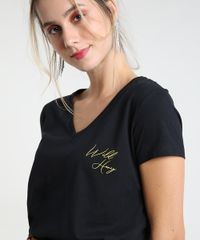 Blusa-Feminina--Wild-Honey--Manga-Curta-Decote-V-Preto-9941689-Preto_4