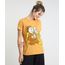 Blusa-Feminina-Bela-e-a-Fera-Manga-Curta-Decote-Redondo-Mostarda-9904194-Mostarda_1