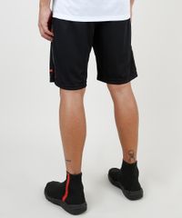 Bermuda-Masculina-Esportiva-Ace-com-Respiro-e-Faixa-Lateral-Camuflada-Preta-9581764-Preto_4