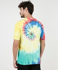 Camiseta-Masculina-Mickey-Estampada-Tie-Dye-Manga-Curta-Gola-Careca-Amarela-9722854-Amarelo_2