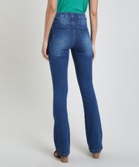 Calca-Jeans-Feminina-Boot-Cut-Cintura-Alta-Azul-Medio-9684321-Azul_Medio_2