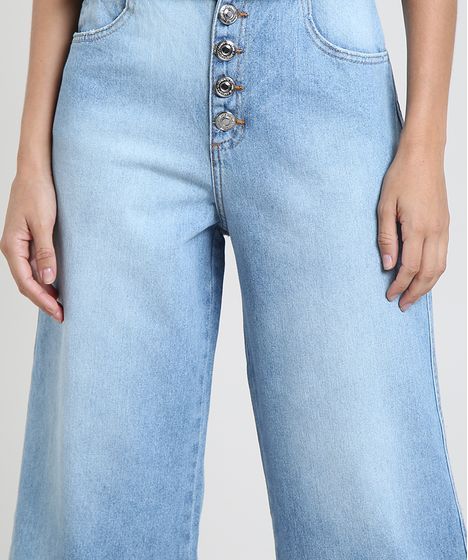 calça pantacourt jeans c&a