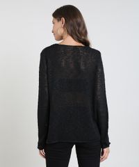 Sueter-Feminino-Amplo-em-Trico-Flame-Decote-V-Preto-9806261-Preto_2