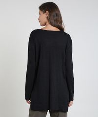 Sueter-Feminino-Longo-em-Trico-com-Lurex-Decote-Redondo-Preto-9806264-Preto_2