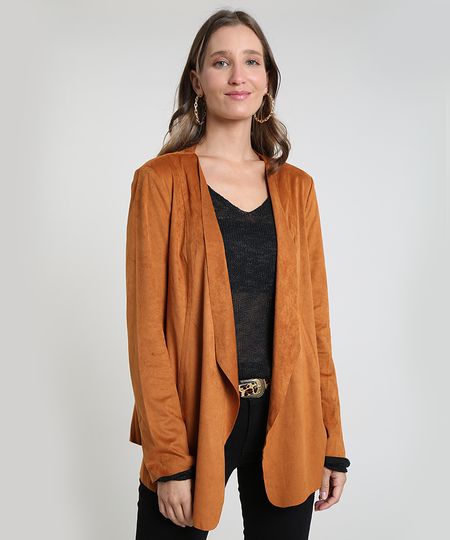 Blazer-Feminino-em-Suede-Cobre-9825174-Cobre_1