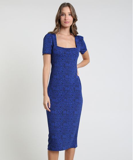 Vestido-Feminino-Midi-Estampado-Animal-Print-Onca-Manga-Bufante-Azul-Royal-9940108-Azul_Royal_1