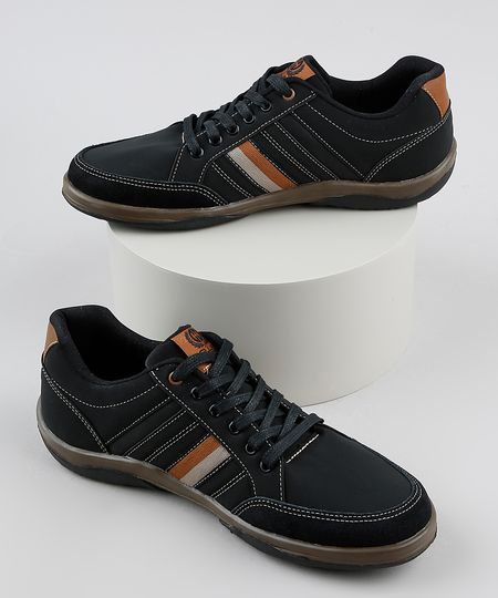 Sapatenis-Masculino-Oneself-com-Faixa-Lateral-e-Pesponto-Chumbo-9826725-Chumbo_1