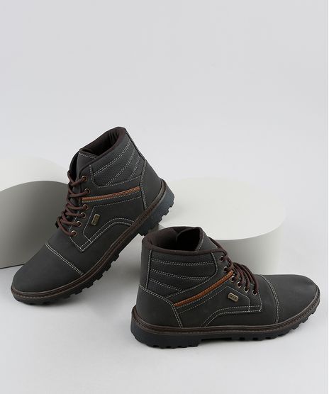 Bota-Coturno-Masculina-Ollie-Cano-Curto-com-Recortes-Marrom-Escuro-9924393-Marrom_Escuro_1