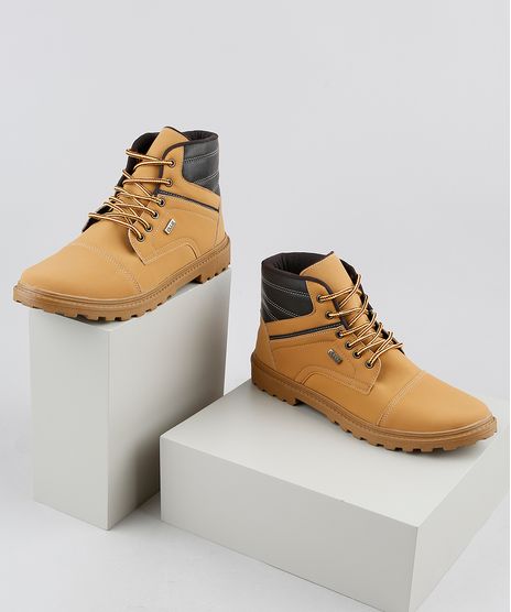 Tenis-Masculino-Ollie-Tratorado-com-Recortes-Caramelo-9905297-Caramelo_1