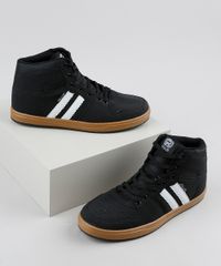 Tenis-Masculino-Ollie-Cano-Alto-com-Recortes-Preto-9924399-Preto_1