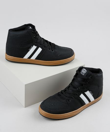 Tenis-Masculino-Ollie-Cano-Alto-com-Recortes-Preto-9924399-Preto_1 Tenis-Masculino-Ollie-Cano-Alto-com-Recortes-Preto-9924399-Preto_1