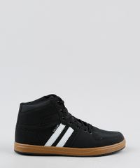 Tenis-Masculino-Ollie-Cano-Alto-com-Recortes-Preto-9924399-Preto_2