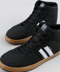 Tenis-Masculino-Ollie-Cano-Alto-com-Recortes-Preto-9924399-Preto_3