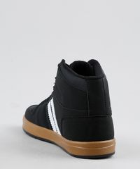 Tenis-Masculino-Ollie-Cano-Alto-com-Recortes-Preto-9924399-Preto_4