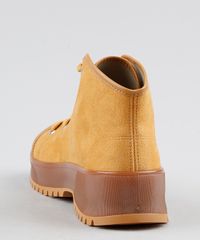 Bota-Coturno-Feminina-Moleca-Cano-Curto-em-Suede-com-Ziper-Tratorada-Caramelo-9936668-Caramelo_4