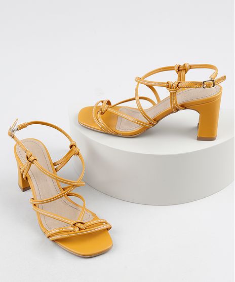 Sandalia-Feminina-Oneself-Salto-Medio-Grosso-com-No-Mostarda-9942428-Mostarda_1
