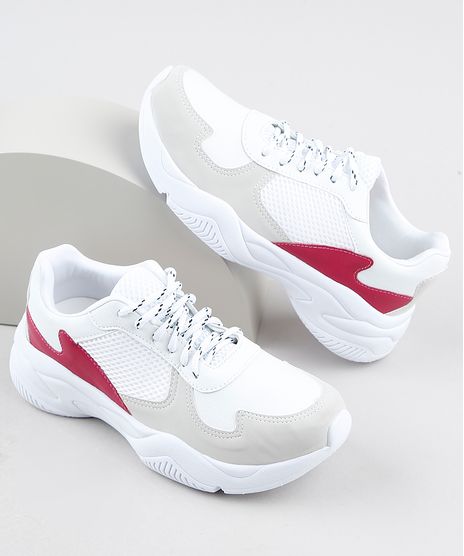 Tenis-Feminino-Oneself-Sneaker-Chunky-com-Recortes-Branco-9907806-Branco_1