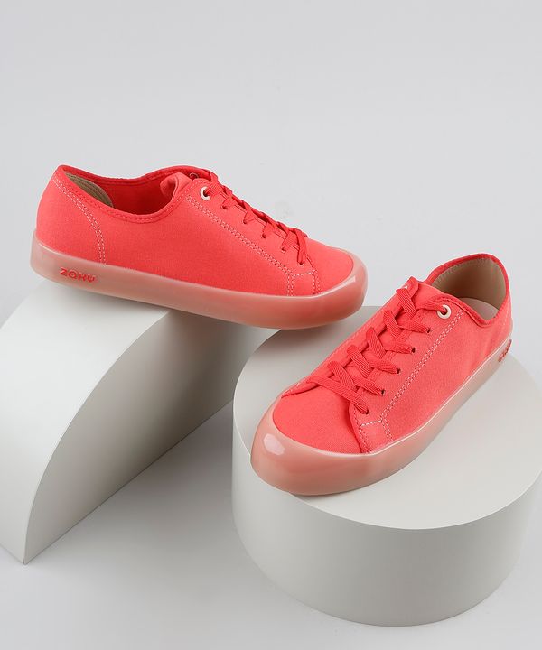 #TênisDaModa Zaxy Daily Feminino com Cadarço Coral 39-40