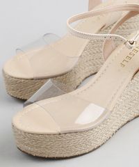 Sandalia-Feminina-Oneself-Plataforma-com-Corda-e-Transparencia-Bege-Claro-9944939-Bege_Claro_3