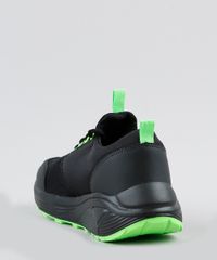 Tenis-Masculino-Oneself-Sneaker-Chunky-em-Neoprene-com-Recortes-Preto-9924402-Preto_4