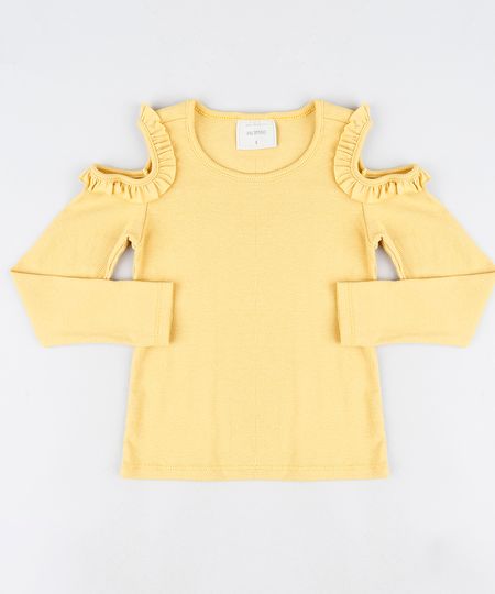 Blusa-Infantil-Open-Shoulder-Canelada-com-Babado-Manga-Longa--Mostarda-9911933-Mostarda_1