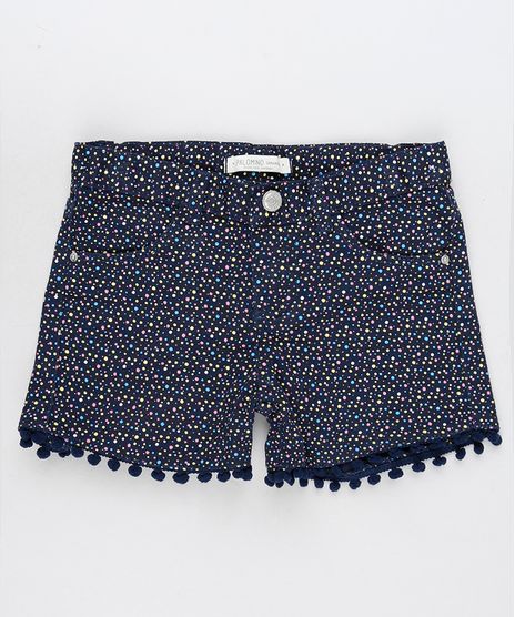 Short-de-Sarja-Infantil-Estampado-de-Poa-com-Pompom-e-Bolsos-Azul-Marinho-9906888-Azul_Marinho_1