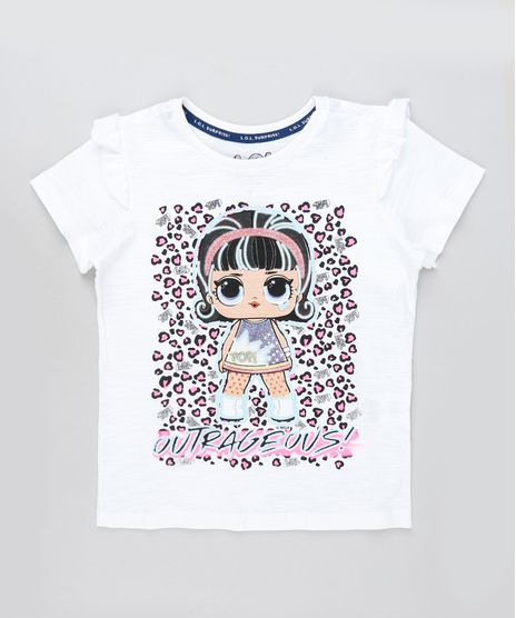 Blusa-Infantil-LOL-Surprise-com-Glitter-com--Babado-na-Manga-Off-White-9892340-Off_White_1
