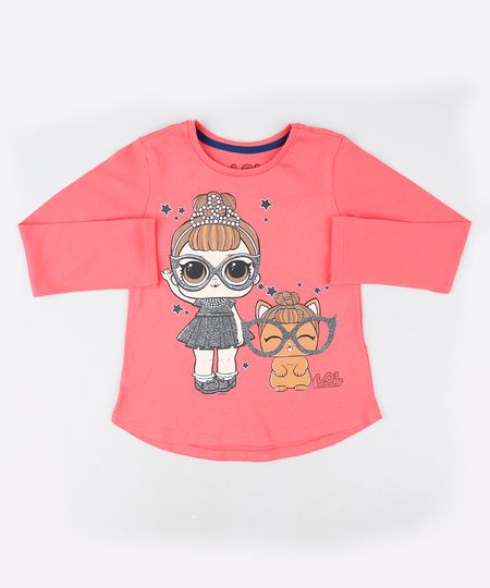 Blusa-Infantil-LOL-Surprise-com-Glitter-Manga-Longa--Coral-9923625-Coral_1 Blusa-Infantil-LOL-Surprise-com-Glitter-Manga-Longa--Coral-9923625-Coral_1