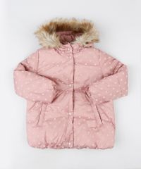 Jaqueta-Puffer-Infantil-Estampada-de-Poa-com-Pelo-e-Capuz-Rose-9809168-Rose_1