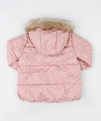 Jaqueta-Puffer-Infantil-Estampada-de-Poa-com-Pelo-e-Capuz-Rose-9809168-Rose_2
