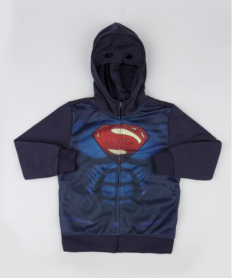 Blusao-Infantil-Super-Homem-em-Moletom-com-Capuz-Azul-Marinho-9794090-Azul_Marinho_1
