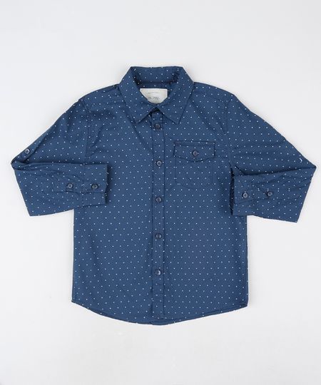 Camisa-Infantil-Estampada-de-Poa-com-Bolsos-Manga-Longa-Azul-Marinho-9808432-Azul_Marinho_1 Camisa-Infantil-Estampada-de-Poa-com-Bolsos-Manga-Longa-Azul-Marinho-9808432-Azul_Marinho_1