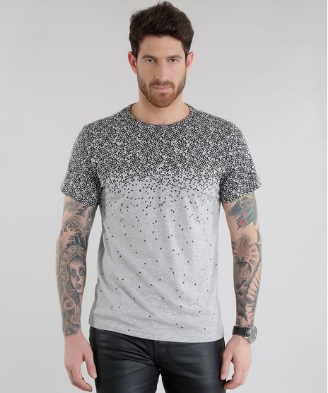 Camiseta-com-Estampa-de-Triangulos-Cinza-Mescla-8619961-Cinza_Mescla_1