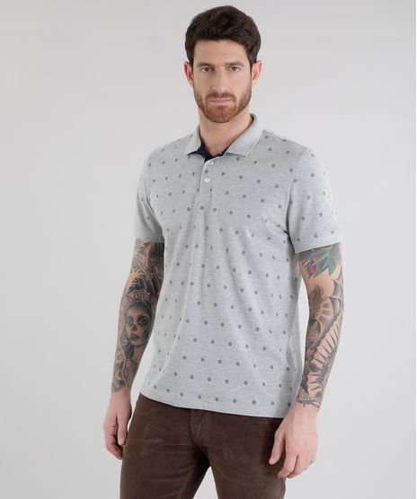 Polo-Estampada-em-Piquet-Cinza-Mescla-8655369-Cinza_Mescla_1