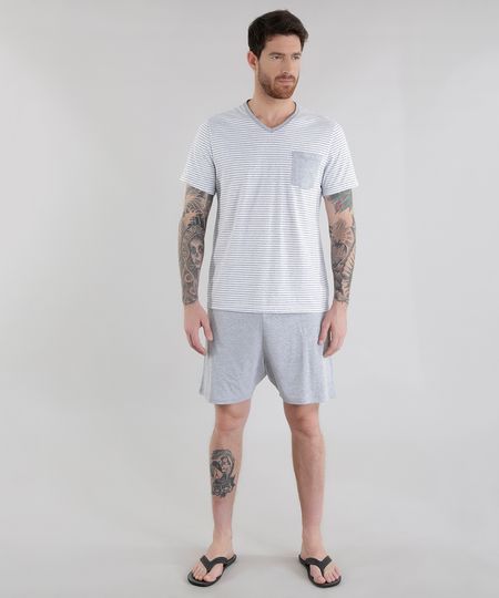 Pijama-Listrado-Cinza-Mescla-8423683-Cinza_Mescla_1 Pijama-Listrado-Cinza-Mescla-8423683-Cinza_Mescla_1