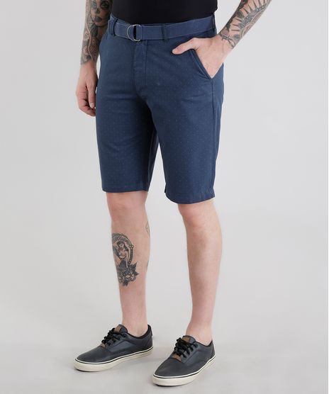 Bermuda-Reta-Estampada-com-Cinto-Azul-Marinho-8590227-Azul_Marinho_1