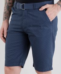 Bermuda-Reta-Estampada-com-Cinto-Azul-Marinho-8590227-Azul_Marinho_4