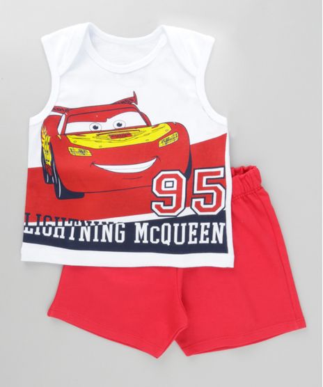 Conjunto-de-Regata-Carros-Branca---Bermuda-em-Moletom-Vermelha-8631005-Vermelho_1