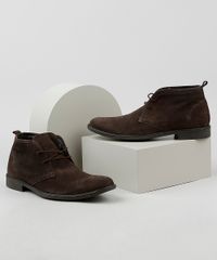 Bota-Masculina-Cano-Curto-em-Suede-Marrom-Escuro-9530293-Marrom_Escuro_1